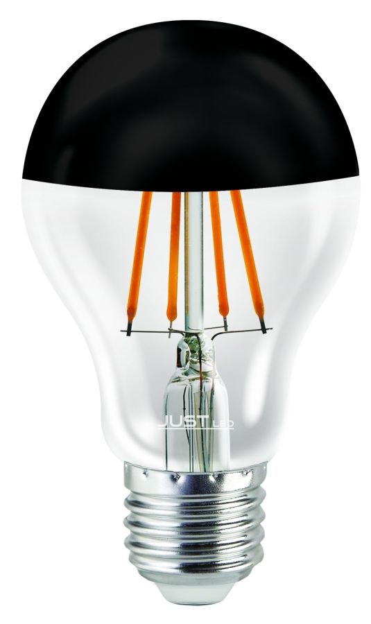 Λαμπτήρας Led Filament E27 A60 8w 3000K Θερμό Black Just Led B276008301